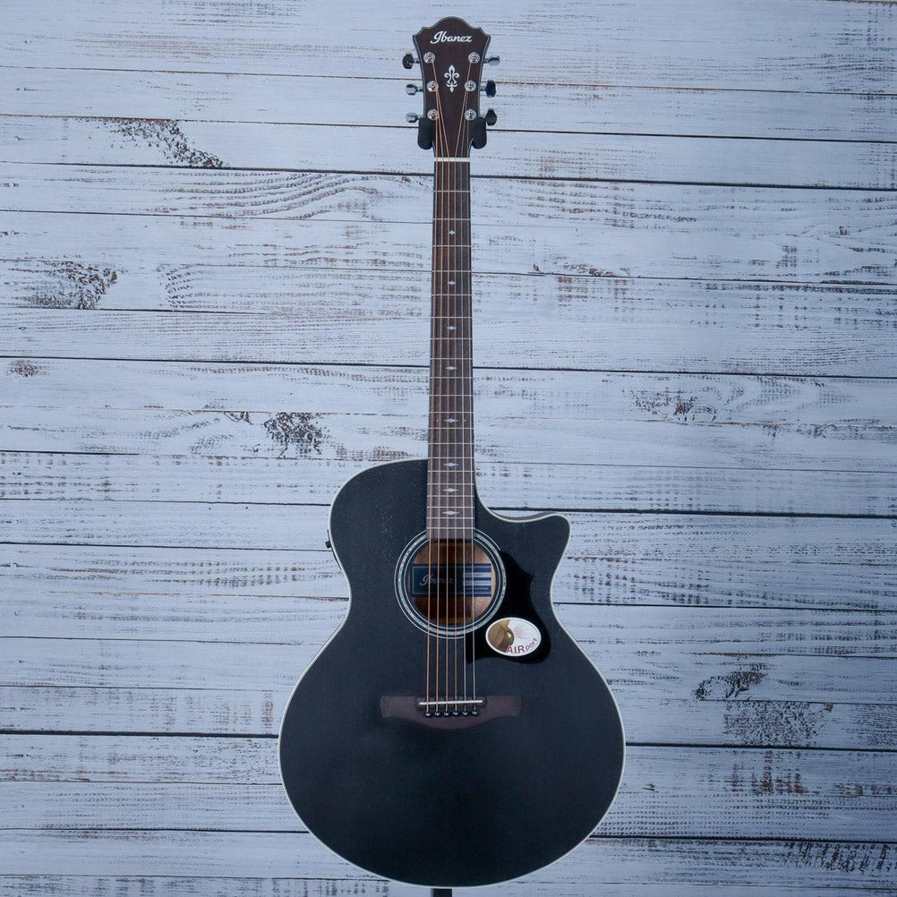 Ibanez Ae140 Acoustic Guitar Weathered Black Open Pore Yandas 