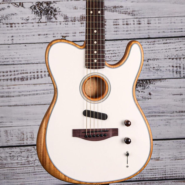 Fender Acoustasonic Player Telecaster | Rosewood/Arctic White