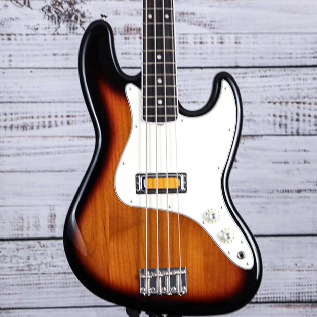 Fender Gold Foil Jazz Bass Guitar | 2-Color Sunburst