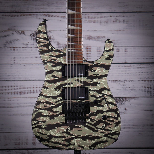 Jackson X Series Soloist SLX DX Camo | Tiger Jungle Camo