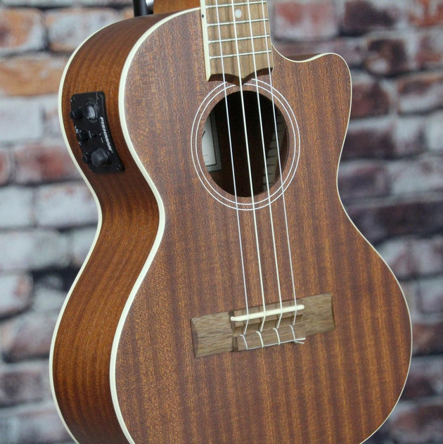 Lanikai Mahogany Tenor Ukulele With Kula Preamp